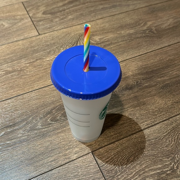 STARBUCKS Reusable Confetti Colour Changing Cup with Multi-Colour Straw - Picture 4 of 12